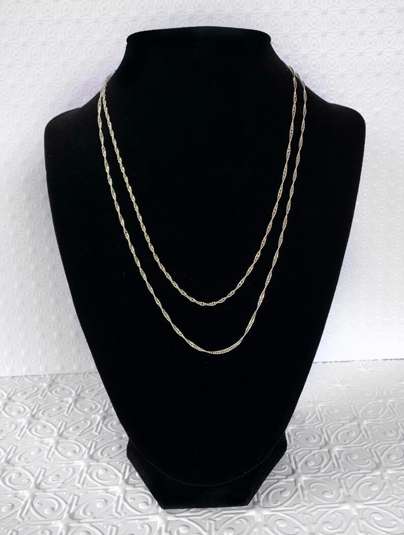 925 sterling silver water wave chain | Etsy (US)