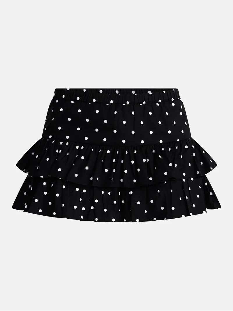 No Boundaries Game Day Woven Skirt, Women's XXS-XXL | Walmart (US)