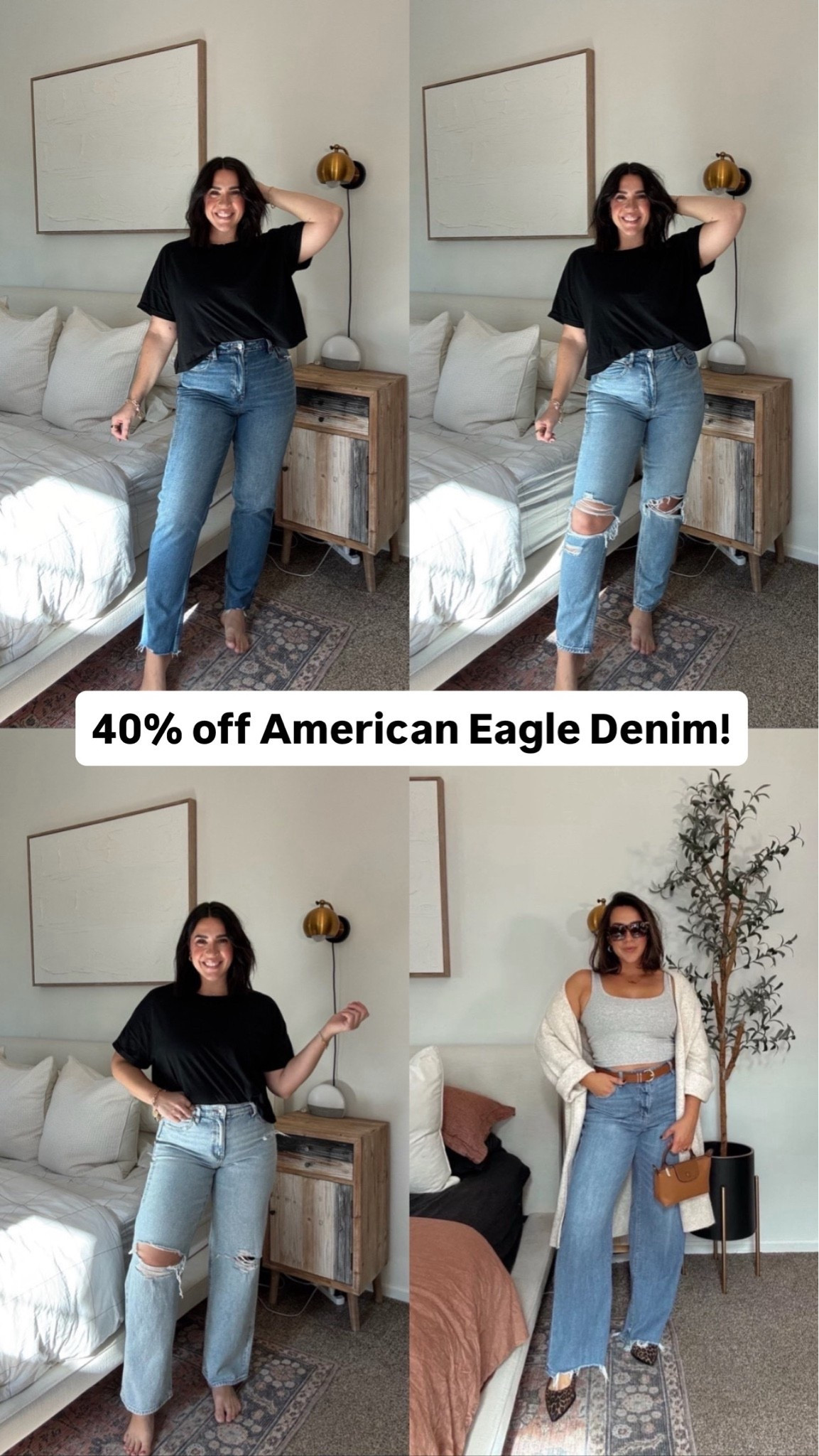 My favorite American eagle jeans are 40% off right now!! Perfect for back to school and early fall! 
Size 8/10

#LTKSeasonal #LTKMidsize #LTKSaleAlert