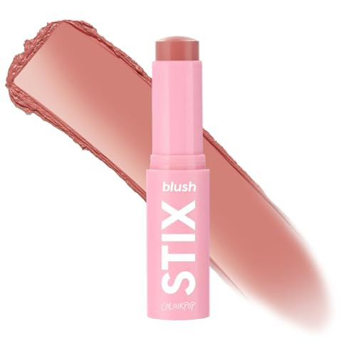 ColourPop Blush Stix - Cream Blush Stick with Dewy, Glowy Finish - Buildable, Blendable, Hydrating - Lightweight Vegan Makeup for Cheeks - New Formula - Cool It, Soft Mauvy Nude (0.28 oz) | Amazon (US)