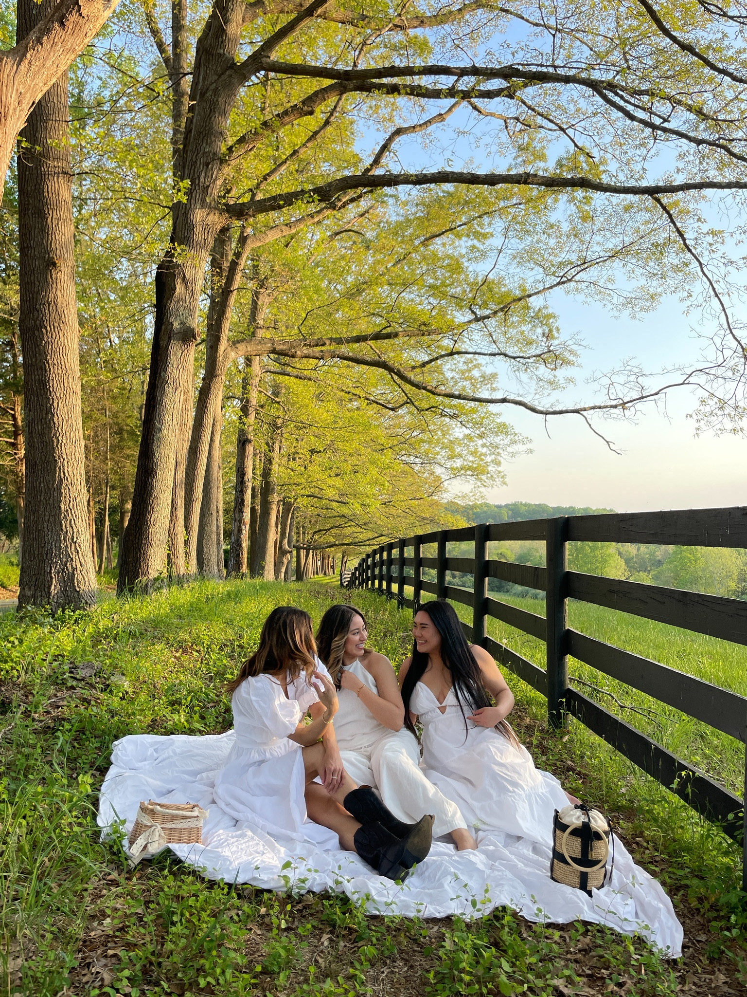 spring outfit, summer outfit, cottage core, picnic, summer inspo, best friends inspo, bff poses, white outfit, modern romance, pinterest aesthetic

#LTKfit #LTKSeasonal #LTKFind