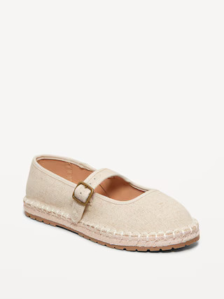 Mary-Jane Espadrille Flats for Girls | Old Navy (US)