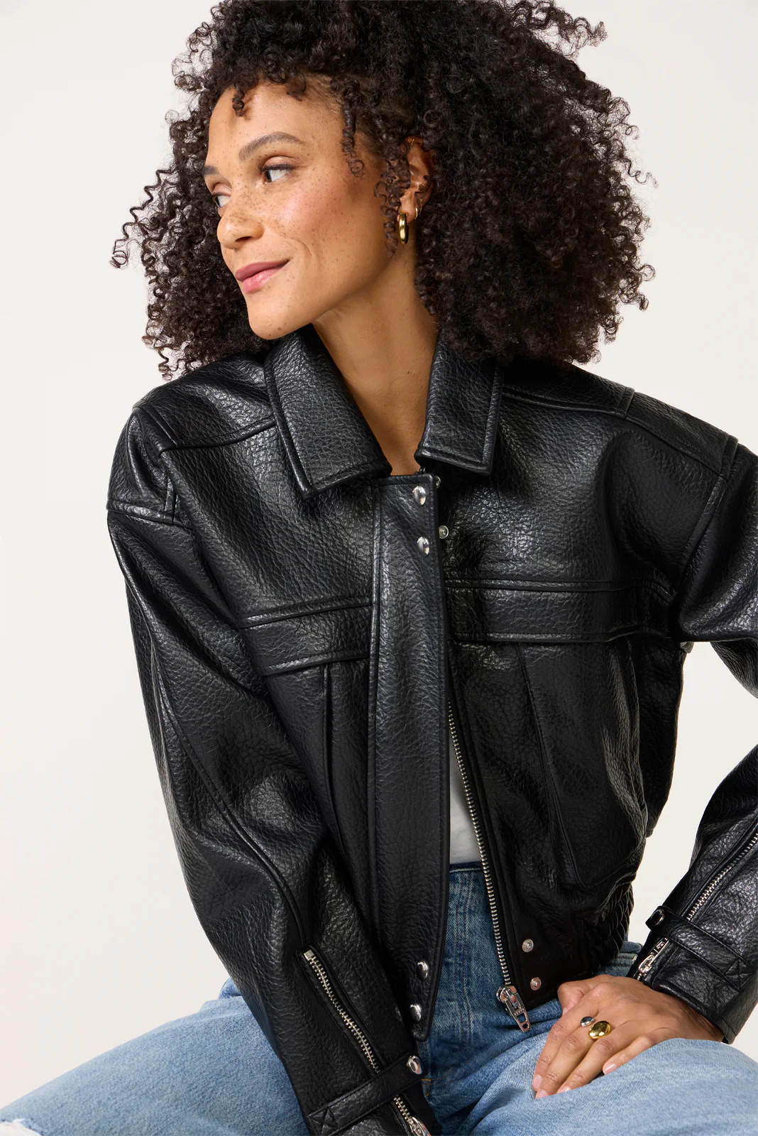 BLANKNYC Women's Epic Moment Jacket, Size Medium, Black | Evereve