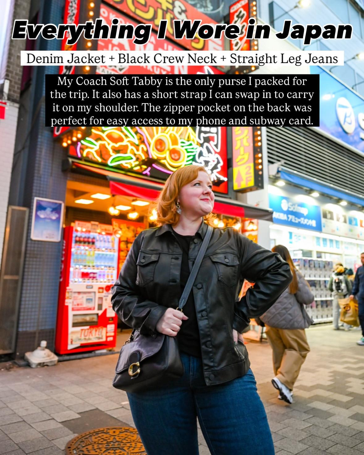 Here’s a look at everything I wore in Japan and how I planned my capsule wardrobe!💜🖤💚

Black Coat Denim Jacket @maurices 
Soft Tabby Bag @coach 
Black Crew Neck Sweater @catofashions 
Straight Leg Jeans @lanebryant 
Black Eyelet Dress @ullapopkenusa 
Classic Denim Jacket @lanebryant 
Mary Janes and Sneakers @vionicshoes 
Green Mock Neck Turtleneck Sweater @ullapopkenusa 
Black High Waist Flare Jeans @lanebryant 
Black and White Floral Wrap Dress @ullapopkenusa 
Green Quarter Zip Sweater @ullapopkenusa 
Black High Waist Compression Yoga Pants @spanx 
Layering Tees + Turtlenecks @ullapopkenusa 
Purple Floral Maxi Dress @lanebryant 
Silky Floral Robe @lanebryant 
Plus Size Kimono Rental @momohime_plus 
Eggplant Purple Open Cardigan @ullapopkenusa 

Lots of #UllaPopken pieces on this trip! Comment SHOP for the links to everything I wore, and use my code LIZULLA for 35% OFF! 

#lanebryant #coachsofttabby #coachtabby #japanstyle #travelwardrobe #capsulewardrobe #travelstyle 

#LTKPlusSize #LTKTravel #LTKMidsize