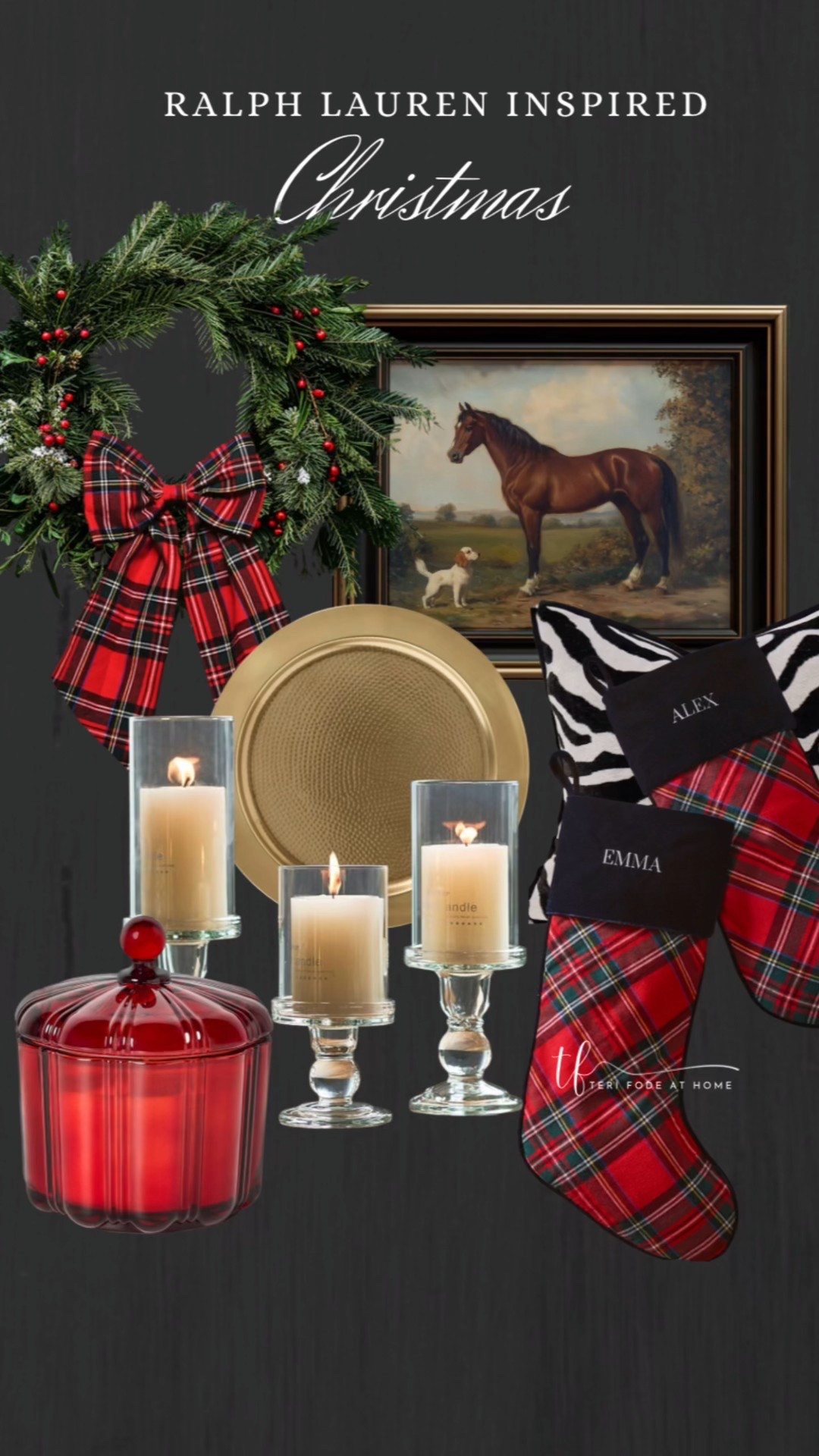 Ralph Lauren Christmas!!!!! Tartan plaid ribbon and decor, equestrian, hurricanes

#LTKHome #LTKSeasonal #LTKHoliday