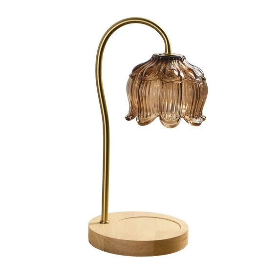 Home Décor Collection Brown 13" Candle Warmer Lamp | Walmart (US)