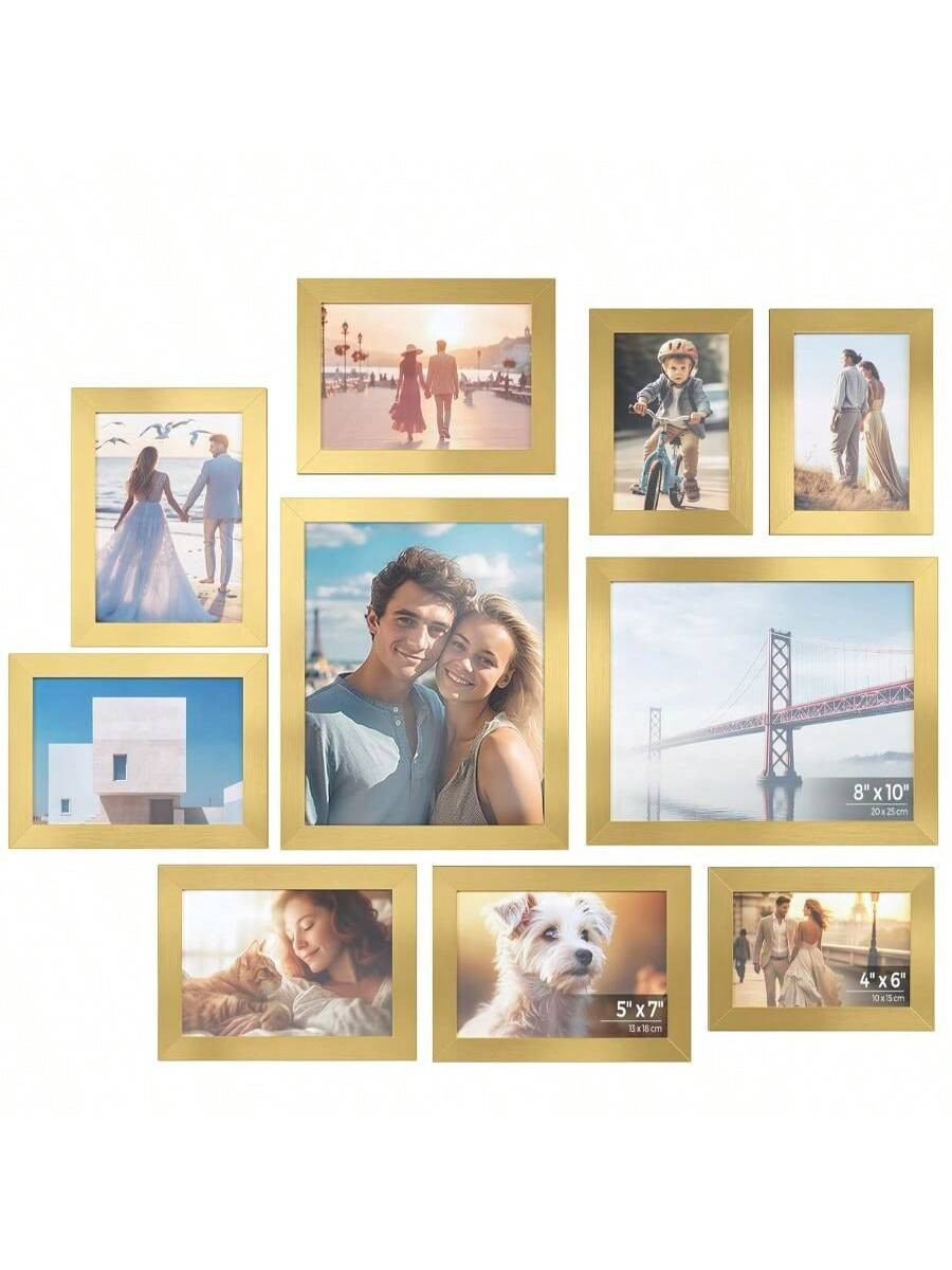 Picture Frames, 10 Pack Collage Picture Frames With Two 8x10, Four 5x7, Four 4x6, Photo Frame Set... | SHEIN