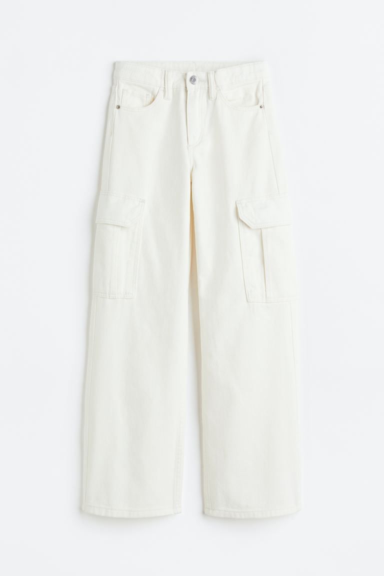 Wide Leg Low Jeans | H&M (US + CA)