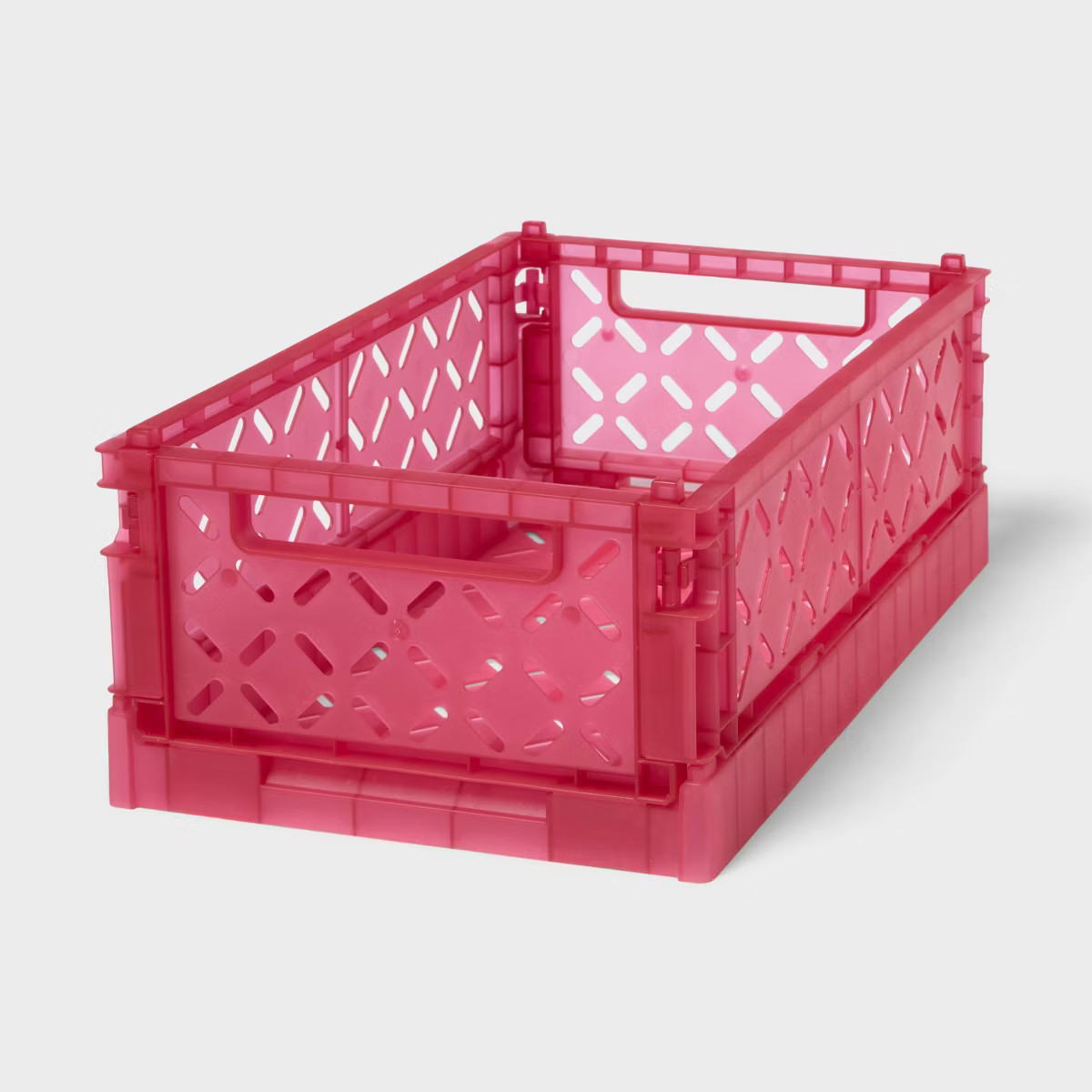Small Foldable Crate Pink - Brightroom™ | Target