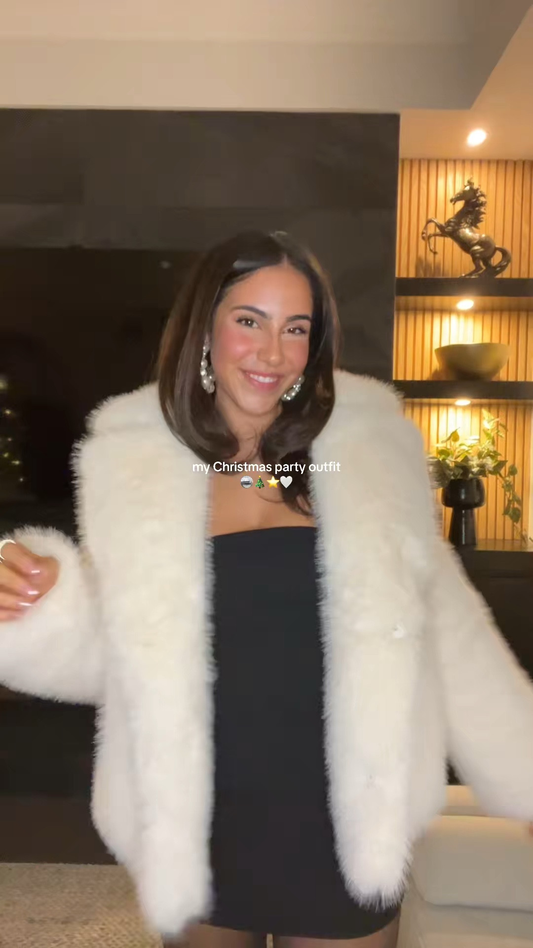 The cutest and warmest coat for this winter!! perfect for holiday parties, dinners, & NYE!! This coat is from Zara and I could not link it sadly but I tried to find some similar ones and linked them!! 🤍

#LTKpartywear #LTKwinter #LTKgiftguide