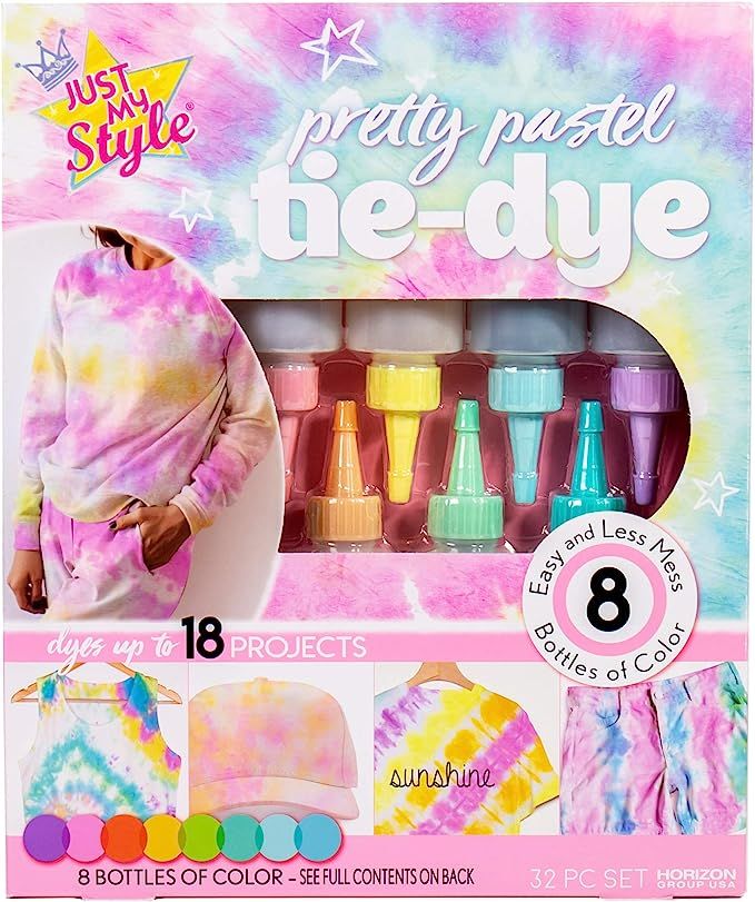 Just My Style Pretty Pastel Tie Dye by Horizon Group USA, Create 18 Projects with 8 Colors | Amazon (US)