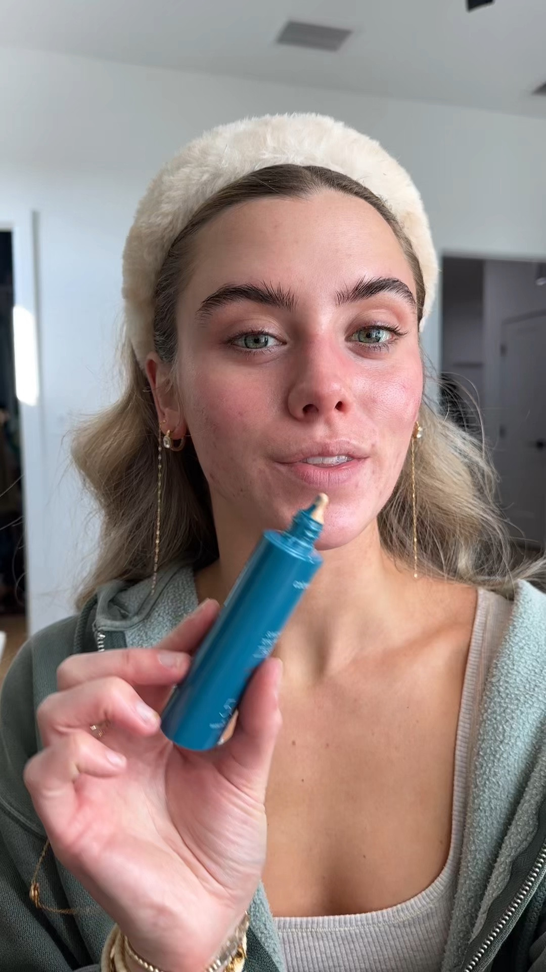 my skin is looking a bit ruff currently with hormonal breakouts so let’s give the skin some glow!! The skin needs to be hydrated so bioron calendula cream or magic molecule (code SLOANE15) for prep! Also SPF is critical for acne so I used the Colorescience Glow SPF. before my dibs beauty LoveBeam perfector shade 2. I used Haus labs shade 190 cool as foundation.  My other foundation favorites include Lawless, Versed, and Natasha Denona. Dibs Beauty shade 4 desert island duo as a bronzer and Patrick ta she goes to the gym blush in both powder and cream. Natasha Denona concealer shade N2. One size beauty pink loose setting powder. Make Beauty clear brow gel. Dibs beauty baked bronzer shade caramel cappuccino and Patrick ta beauty blush. One size glass skin setting spray before lashes and lips and after those steps too. Urban Decay Brown Tubing Mascara. If I do touchups, I use the Dibs beauty pressed powder shade 111. L’Oréal Paris blurfilter lip liner in nude espresso and lip plumping oil in milky nu. Finishing step, L’Oréal Paris 3 second setting mist setting spray. @dibsbeauty @makebeauty @natashadenona @Sephora @ulta 

#LTKselfcare #LTKgrwm #LTKBeauty