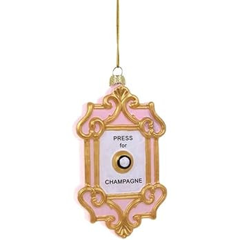 Cody Foster & Co - Champagne Button Blown Glass Ornament | Amazon (US)