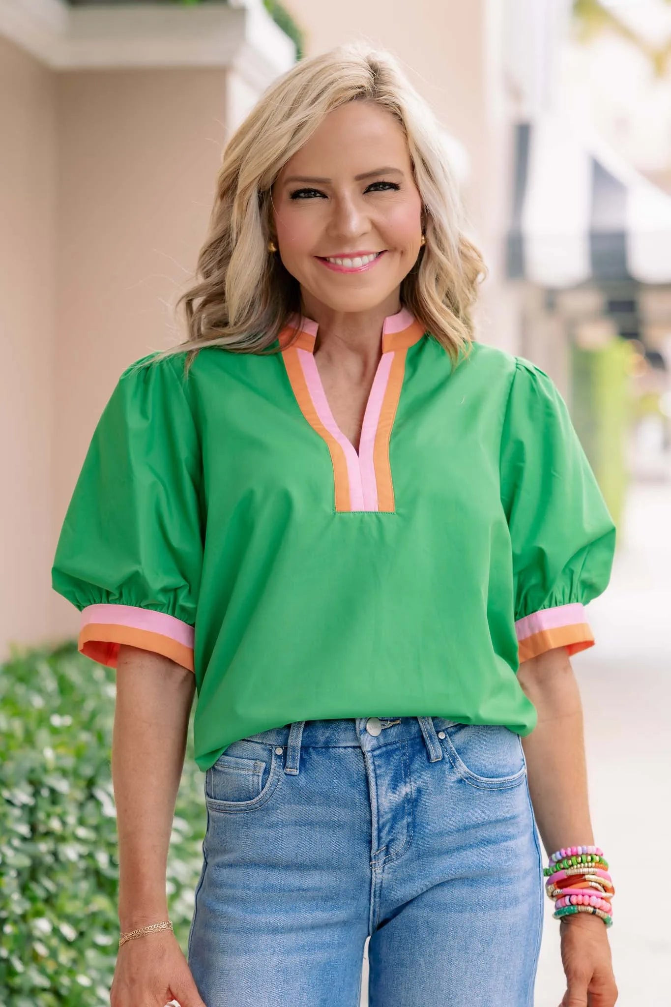 Adelaide Top - Green | Avara
