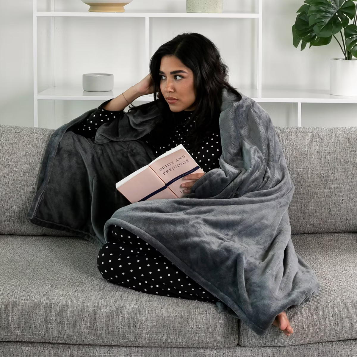Brookstone Heated Cozy Throw | Target