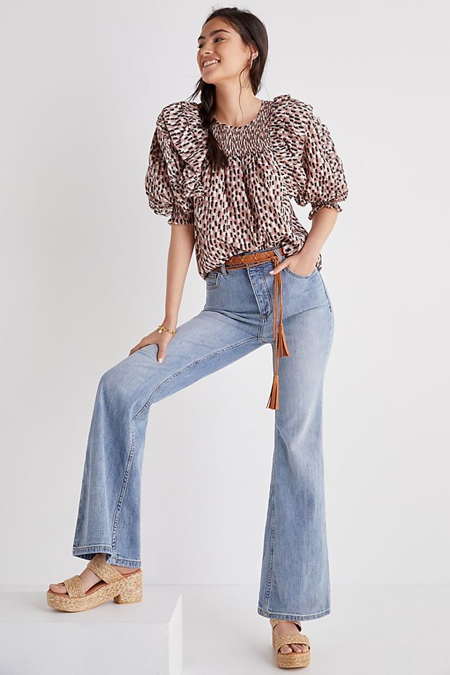 Pilcro Ultra High-Rise Bootcut Jeans | Anthropologie (US)