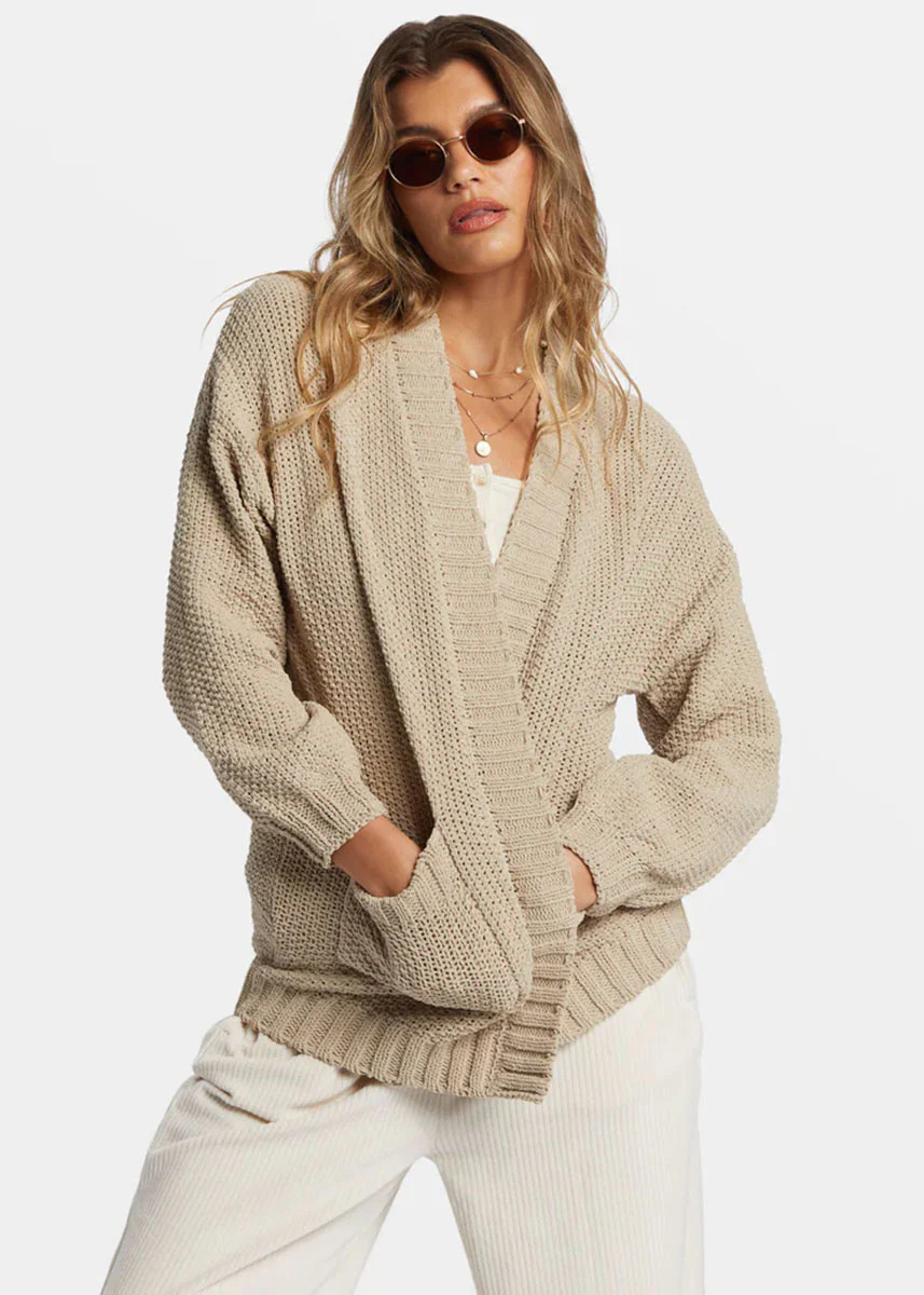 Sea Side Cardigan - Cobblestone S | Alice & Wonder