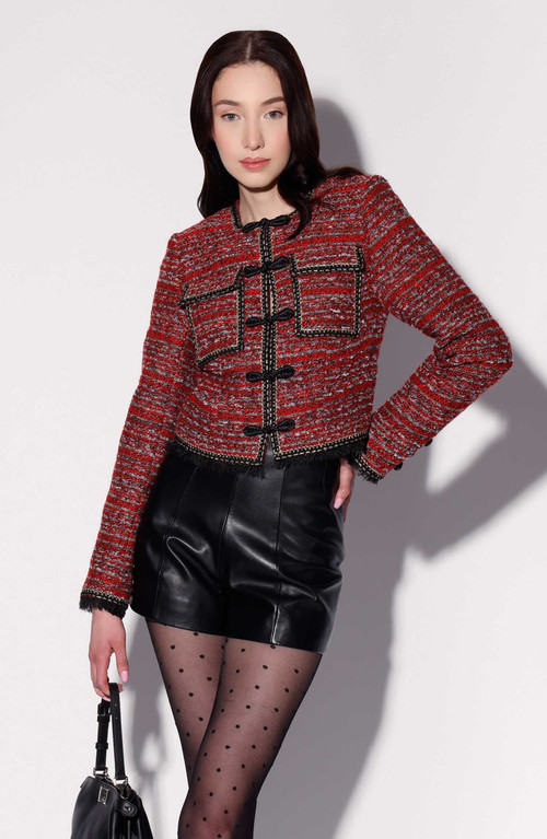 Walter Baker Naomi Jacket in Vixen Tweed at Nordstrom, Size Small | Nordstrom