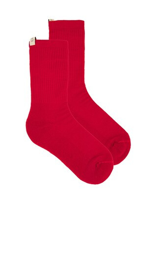 The Merino Tube Sock in Ruby Red | Revolve Clothing (Global)