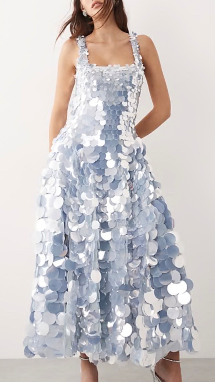 Exaggerated sequin dress now in this gorgeous icy blue color

#LTKWedding #LTKTravel #LTKMidsize