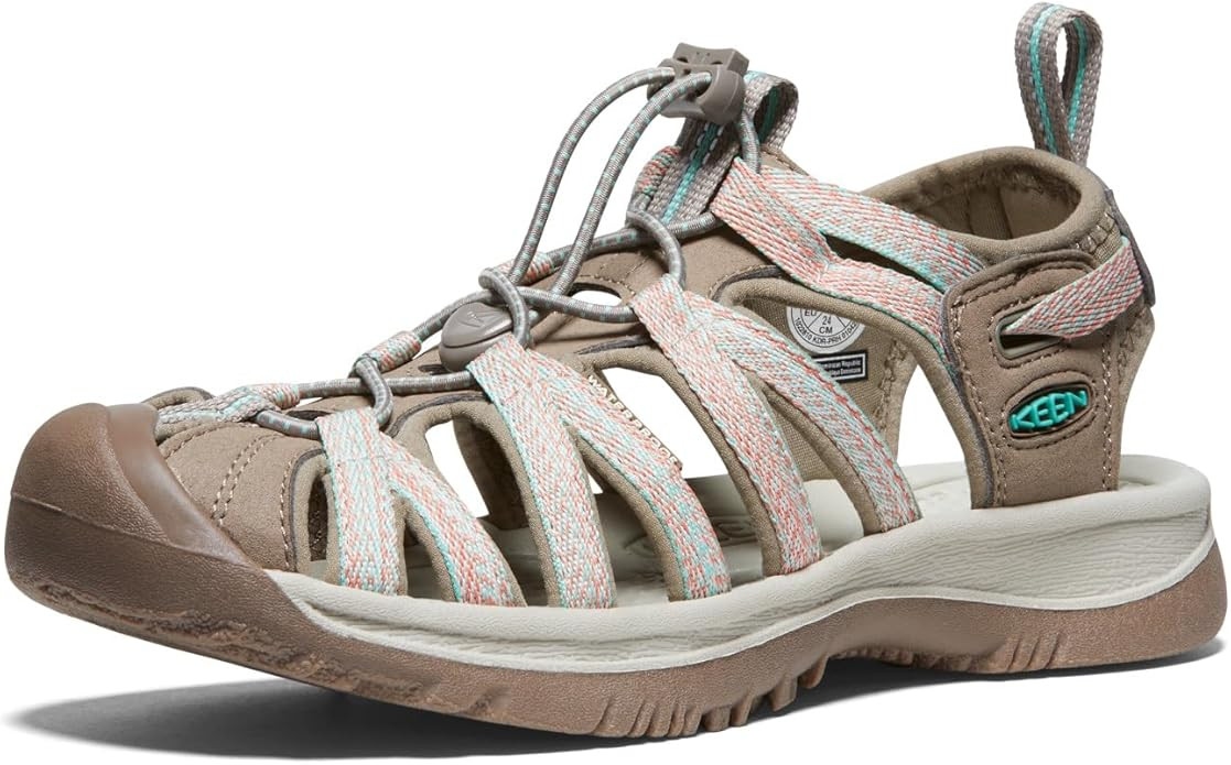 KEEN Women's Whisper Closed Toe Durable Comfortable Easy On Washable Adventure Sandals | Amazon (US)