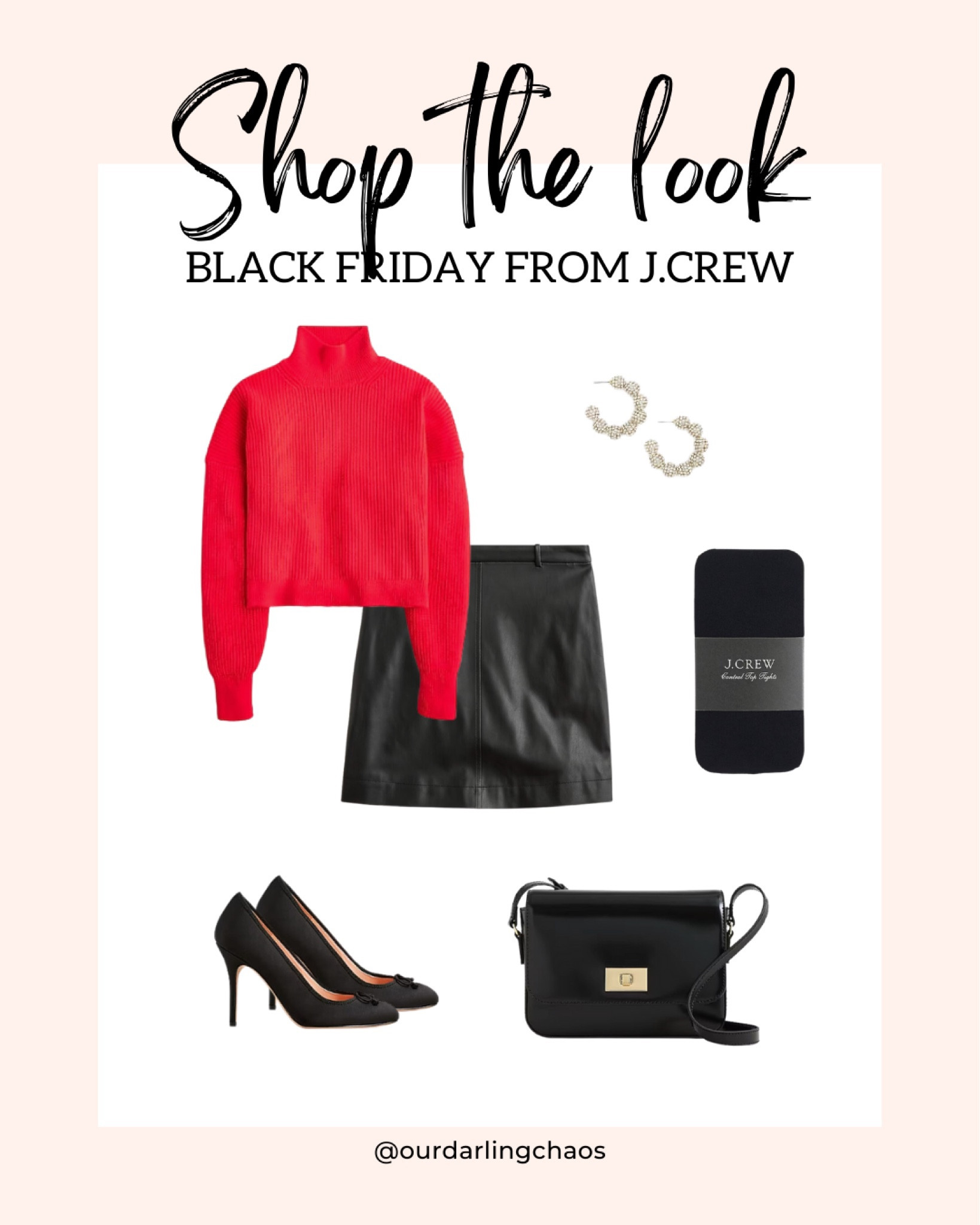 This is the perfect holiday outfit!🎄
Everything is pulled from the J. crew Black Friday sale!
Love the red sweater paired with the leather skirt!😍
Can’t wait to wear this at holiday parties and date nights!

#LTKHoliday #LTKstyletip #LTKCyberWeek