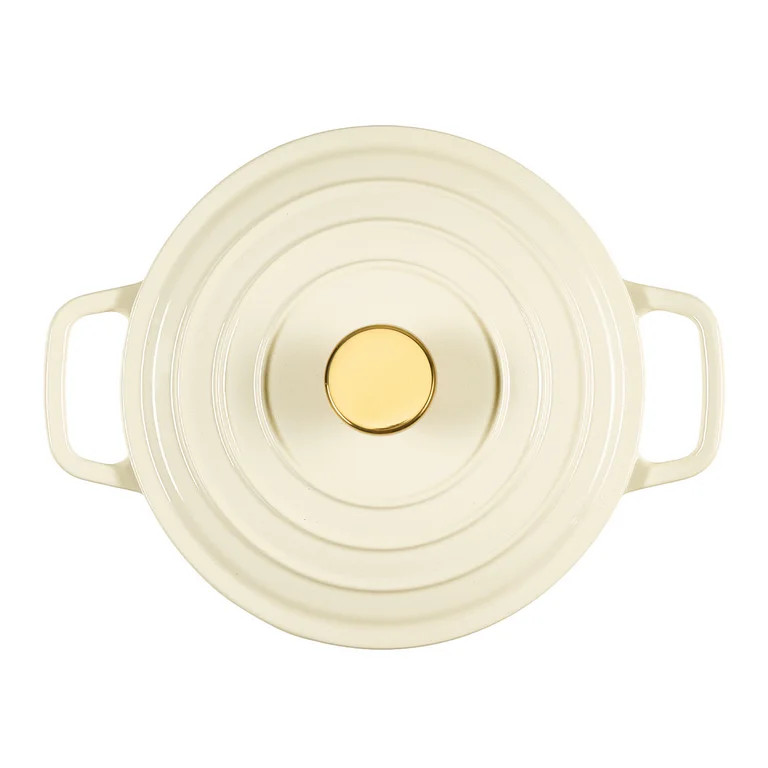 Carote 4.5QT Enamel Cast Iron Dutch Oven, 9.5 Inch Round Soup Pot with Lid, Induction Compatible,... | Walmart (US)