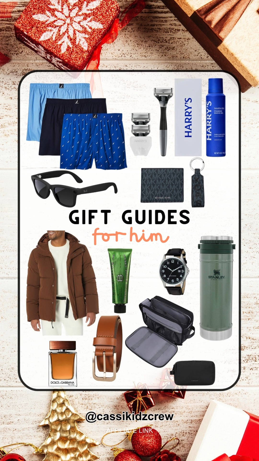 "Found some great gift ideas for him! From a stylish coat to grooming essentials, these picks will surely hit the mark. Perfect for every guy! Check them out here!

#giftideasformen #amazonfinds #styleessentials #grooming #coffeelover #fashionfinds #holidayshopping"									 

 #LTKGiftGuide #LTKootd #LTKMens
