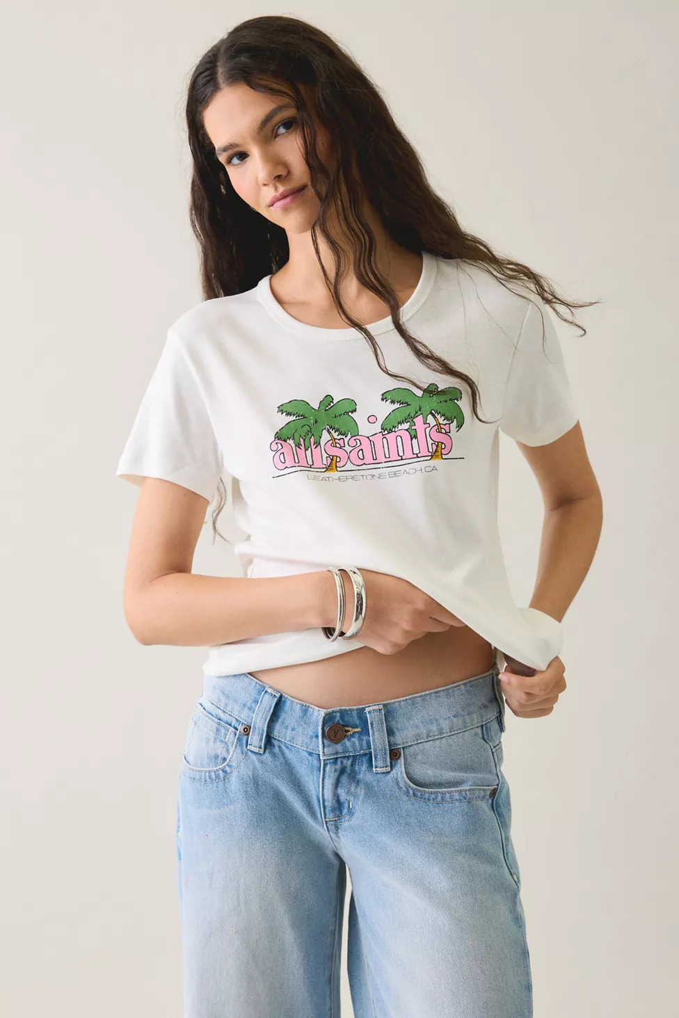 AllSaints Stevie Troppo Graphic Slim Tee | Urban Outfitters (US and RoW)