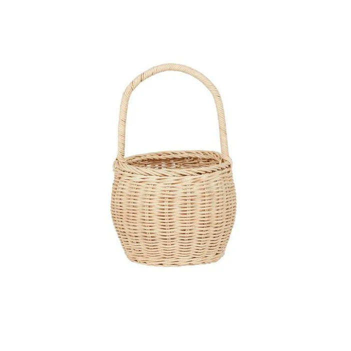 olli ella big berry basket, straw | minnow