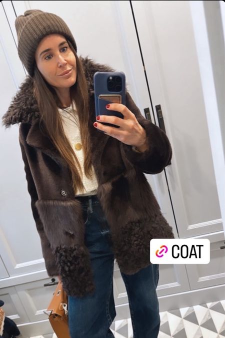 Obsessed with this Nour Hammour shearling coat. So warm! Linking similar at lower price point from Reformation 

#LTKSeasonal #LTKstyletip