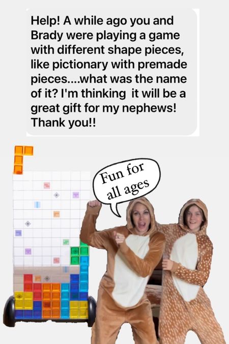 Super fun and fast moving… good for all ages.  Played exactly like the video game Tetris 🎄

#LTKGiftGuide #LTKkids #LTKCyberWeek