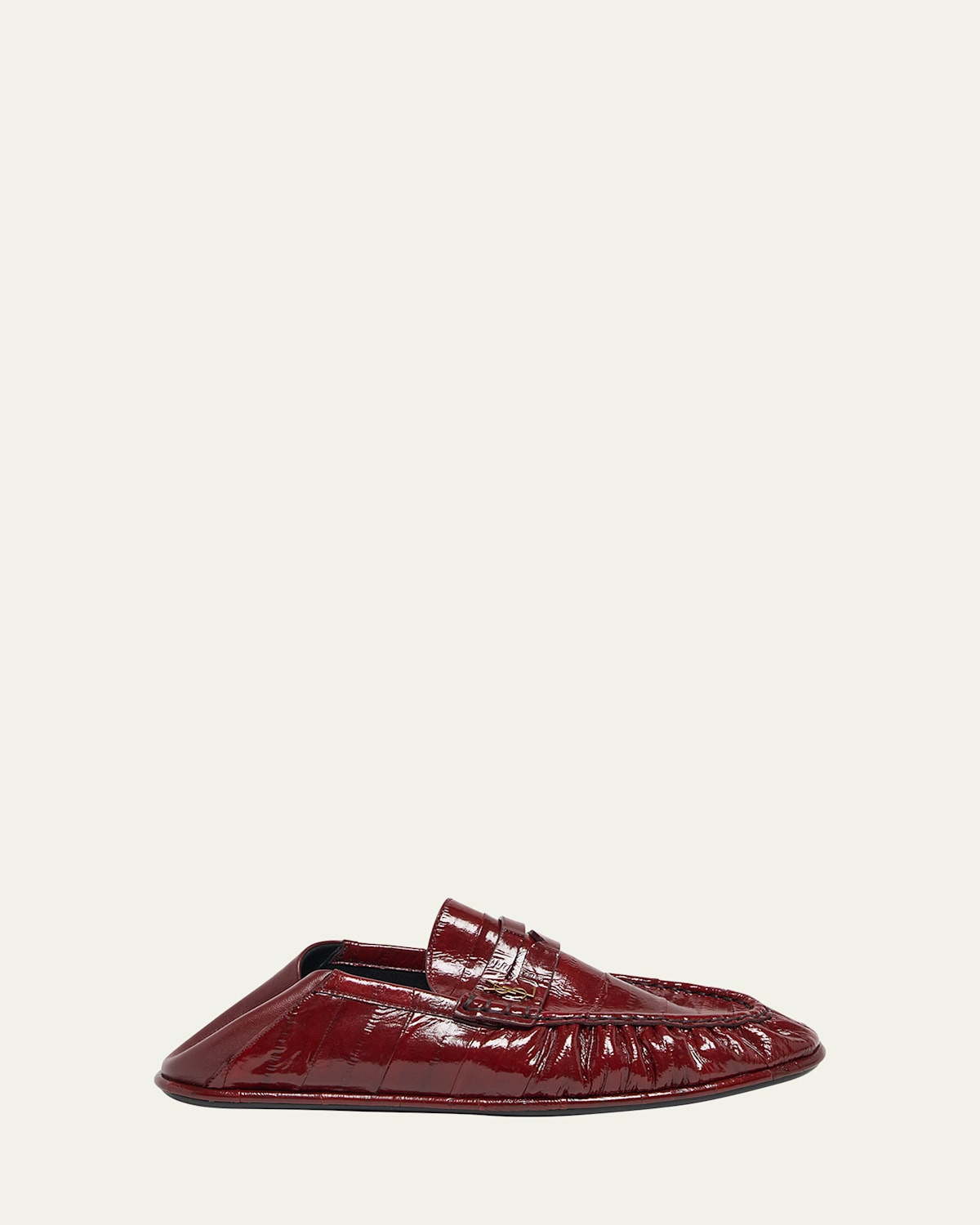 Croco YSL Convertible Penny Loafers | Bergdorf Goodman