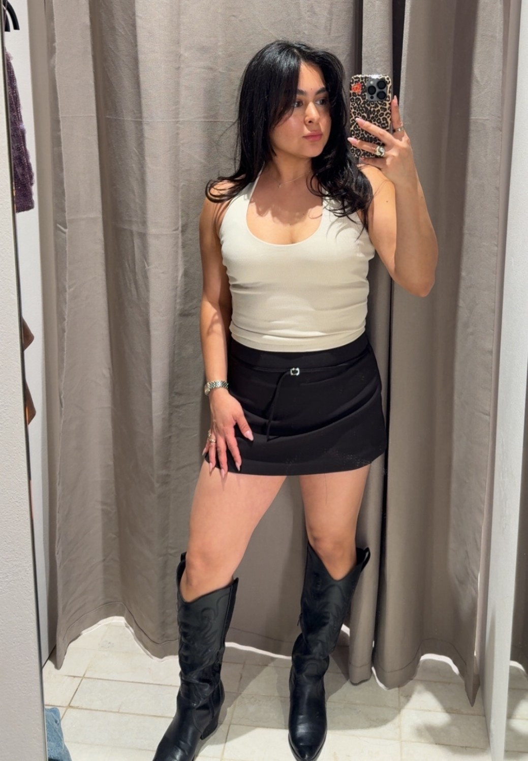 ZARA mini skirt outfitt

#LTKootd