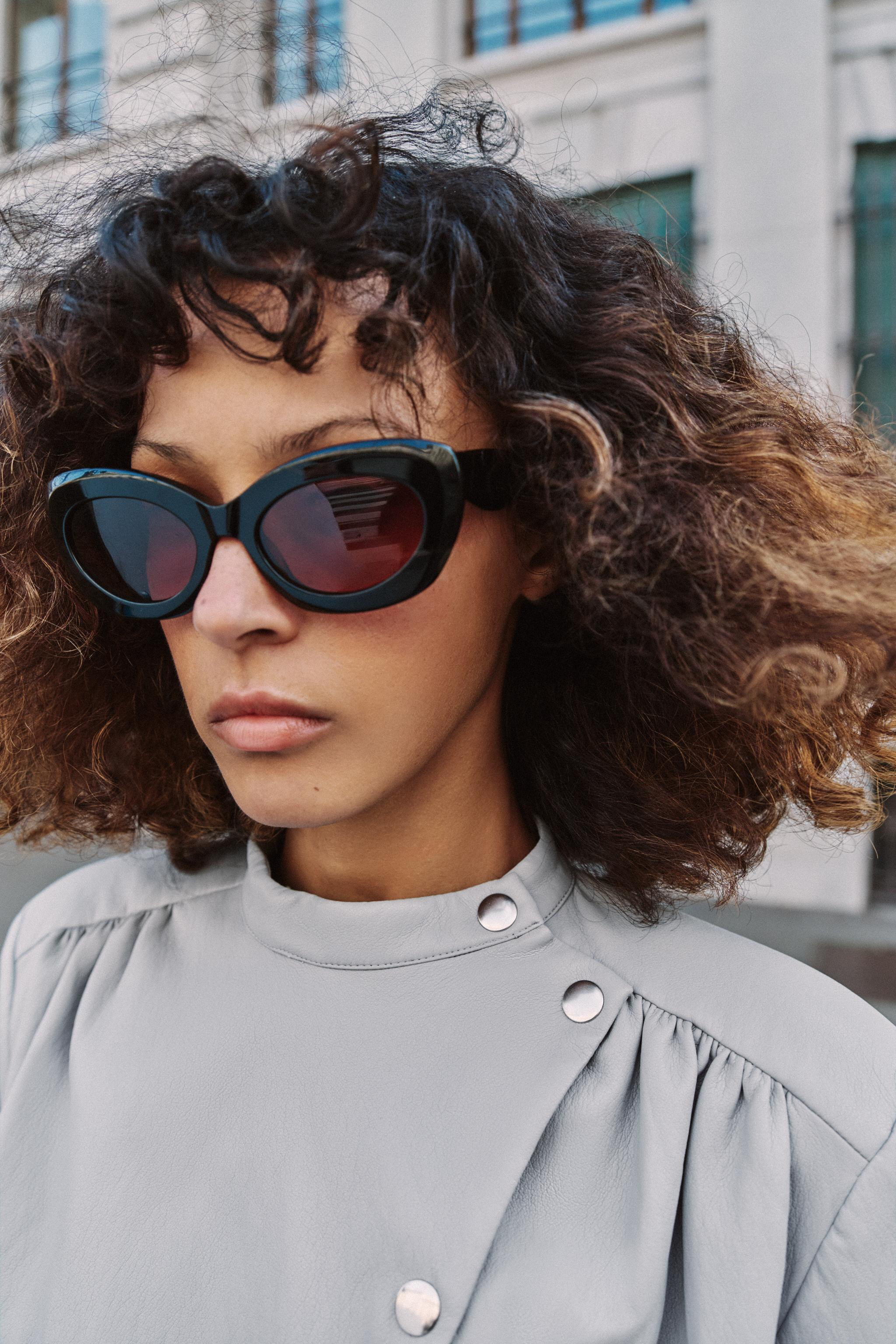 BELTED FAUX LEATHER SHORT DRESS | Zara US