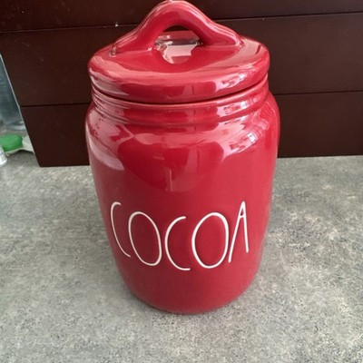 Rae Dunn Christmas Red Cocoa Baby Canister NWOT | eBay US