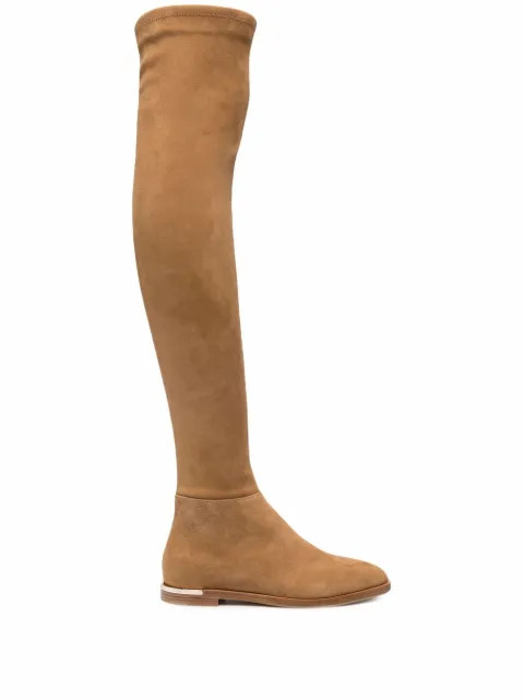 Jimmy Choo Palina Flat Boots - Farfetch | Farfetch Global