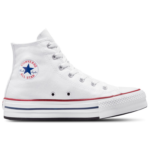 Converse Girls Converse Hi Platform - Girls' Grade School Basketball Shoes White/White Size 05.5 | Foot Locker (US)