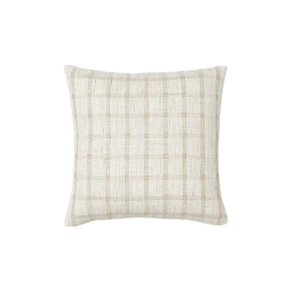 Neutral Woven Window Pane Pillow Cover  W11 | Etsy | Etsy (US)