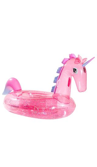 Glitter Unicorn Float in Clear Pink | Revolve Clothing (Global)