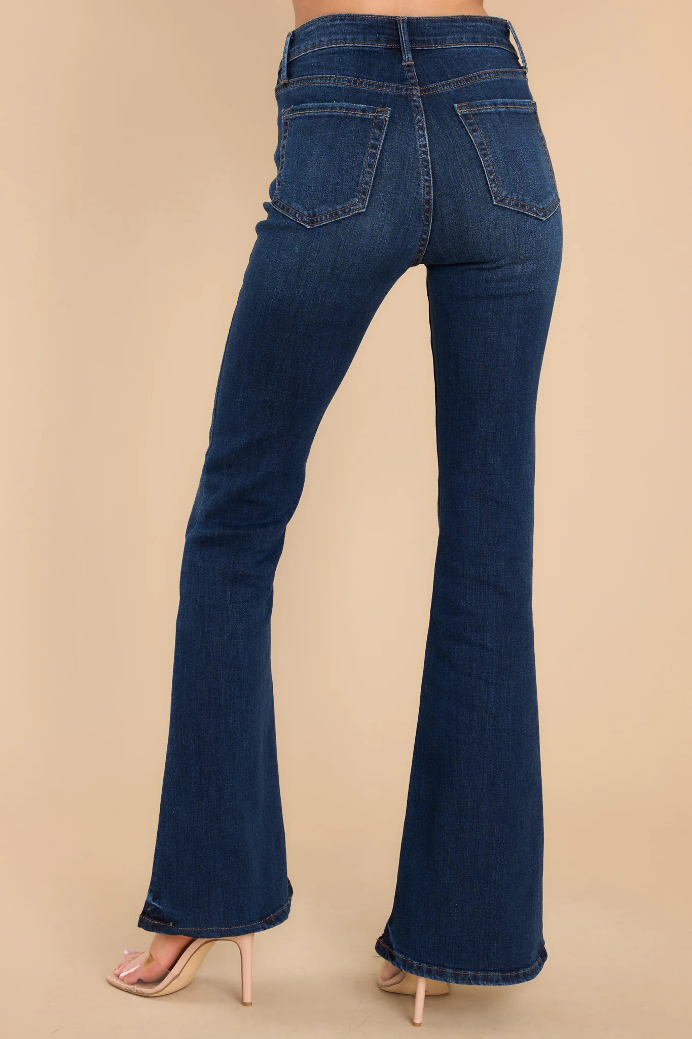 Deep Down Dark Wash Jeans | Red Dress 