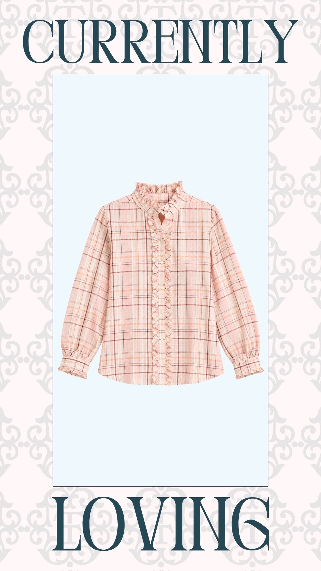 This plaid blouse is such a pretty fall find. I love the ruffle details and soft pink color for adding a little something extra to an outfit. It would look so cute with jeans or a skirt.

#LTKSeasonal #LTKOver40 #LTKMidsize