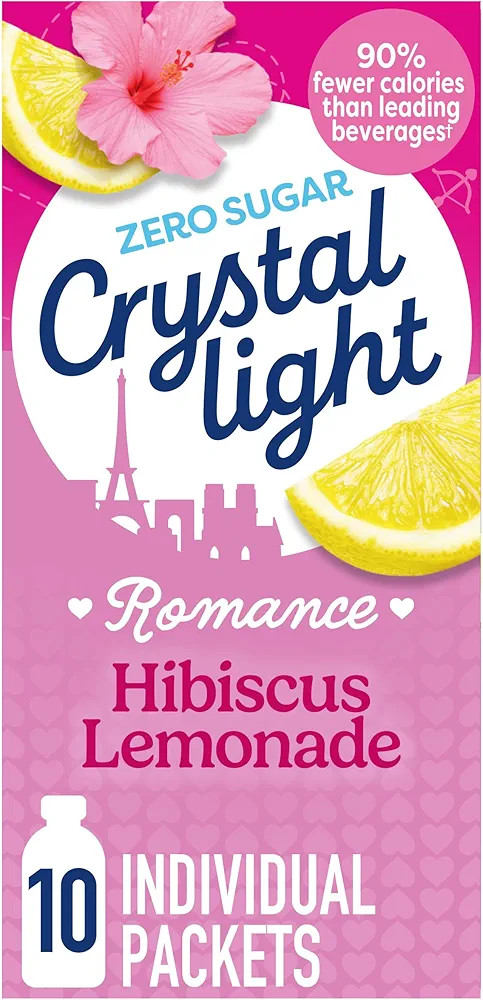 Crystal Light Drink Mix, 10 Individual Packets, Hydration for Book Lovers and Romance Readers, Hi... | Amazon (US)