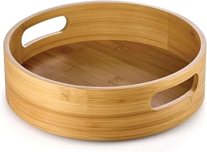Copco Bamboo High Wall Turntable, Revolving Lazy Susan, Spice Organizer | Amazon (US)