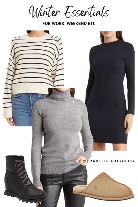 Embrace these Fall Fashion and winter essentials. Fall outfits to keep you warm and stylish: winter boots, sweater dresses, striped sweaters etc 👠 

#LTKworkwear #LTKfindsunder100 #LTKSeasonal