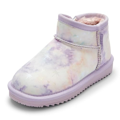 Balabala Kids Snow Boots Girls Snow Boots Water Resistant Boys Snow Boots Winter Boots Classic Suede Warm Hiking Boots | Amazon (US)