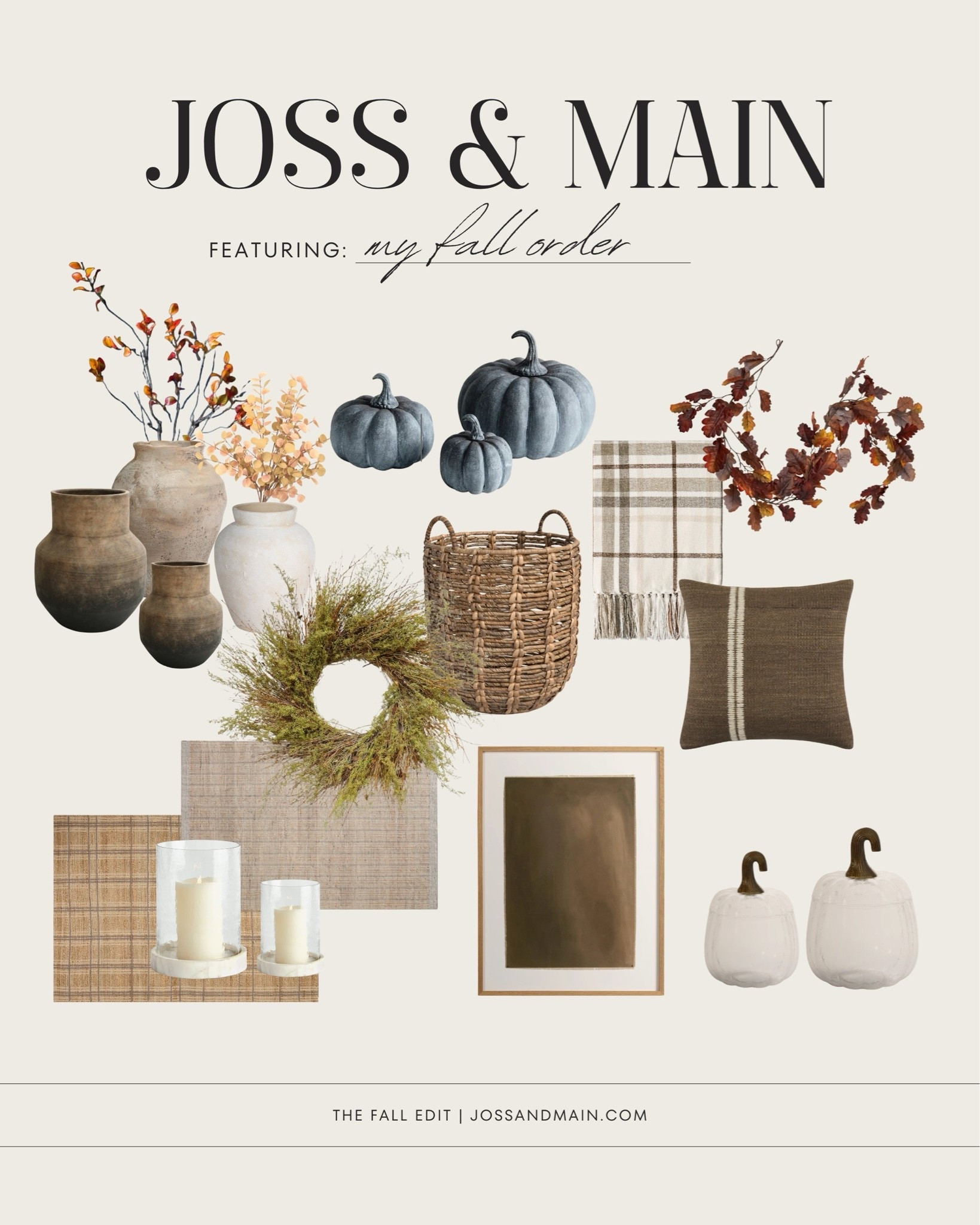 My joss and main fall order!

Fall decor. Home decor. Cozy fall aesthetic

#LTKHome #LTKSaleAlert #LTKSeasonal