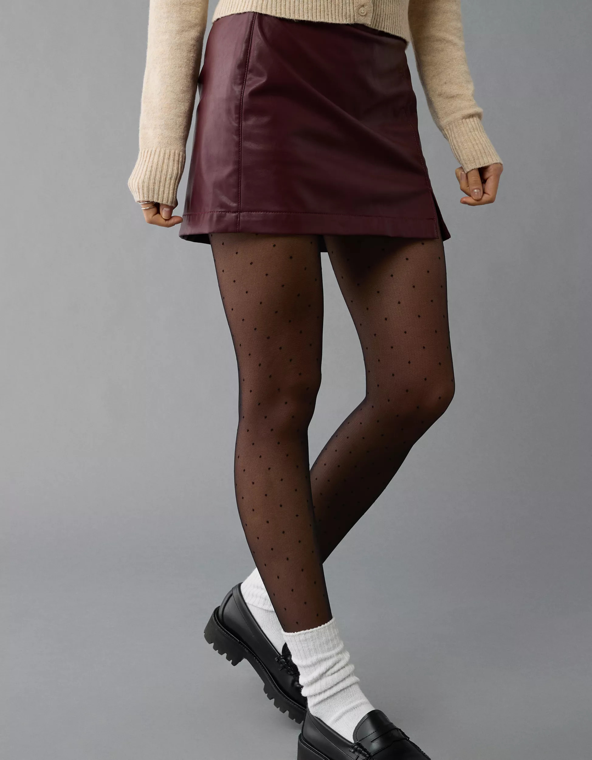 AE Polka Dot Tights | American Eagle Outfitters (US & CA)