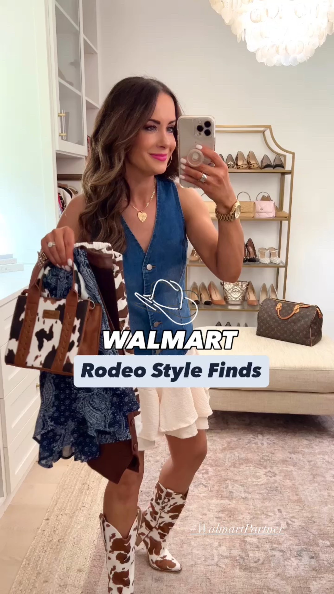 #WalmartPartner 🐴 We have the cutest new @walmart rodeo outfits to share with y’all today! 🛍️Comment OUTFIT LINKS to shop everything shown! From tops and skirts to jeans and boots - today’s @walmartfashion reel has a so many fun mix and match items! ⭐️Even these boots are from Walmart! Tag a friend that would love these rodeo finds! ♥️ We can’t wait to hear which looks you all like best! ~ L & W 

@shop.LTK #liketkit https://liketk.it/5p1Lh
#walmartfashion #walmart #walmartfinds #walmartstyle #cowgirlootd #rodeo #rodeostyle #rodeooutfit #affordablefashion 
