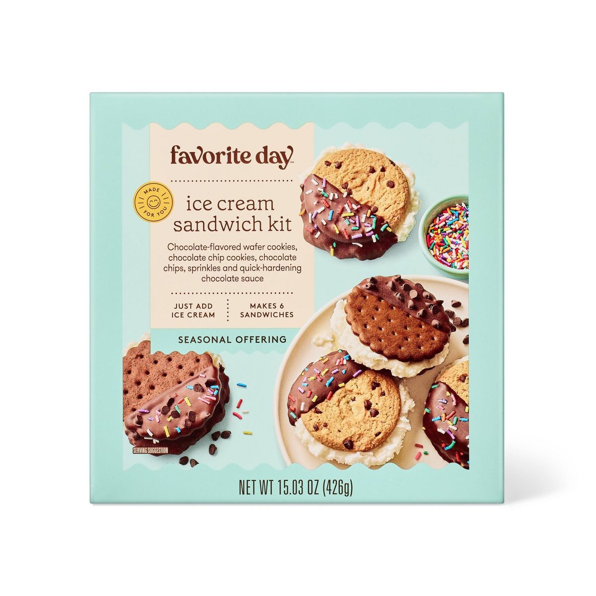 Ice Cream Sandwich Kit - 13oz - Favorite Day™ | Target